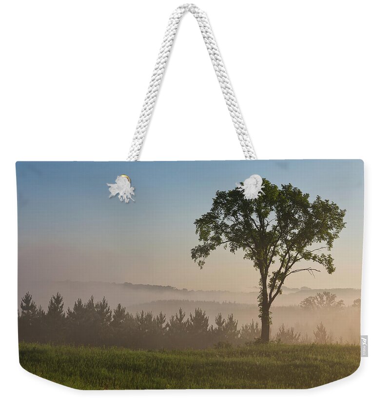 Fog Weekender Tote Bag featuring the photograph Silence by Penny Meyers
