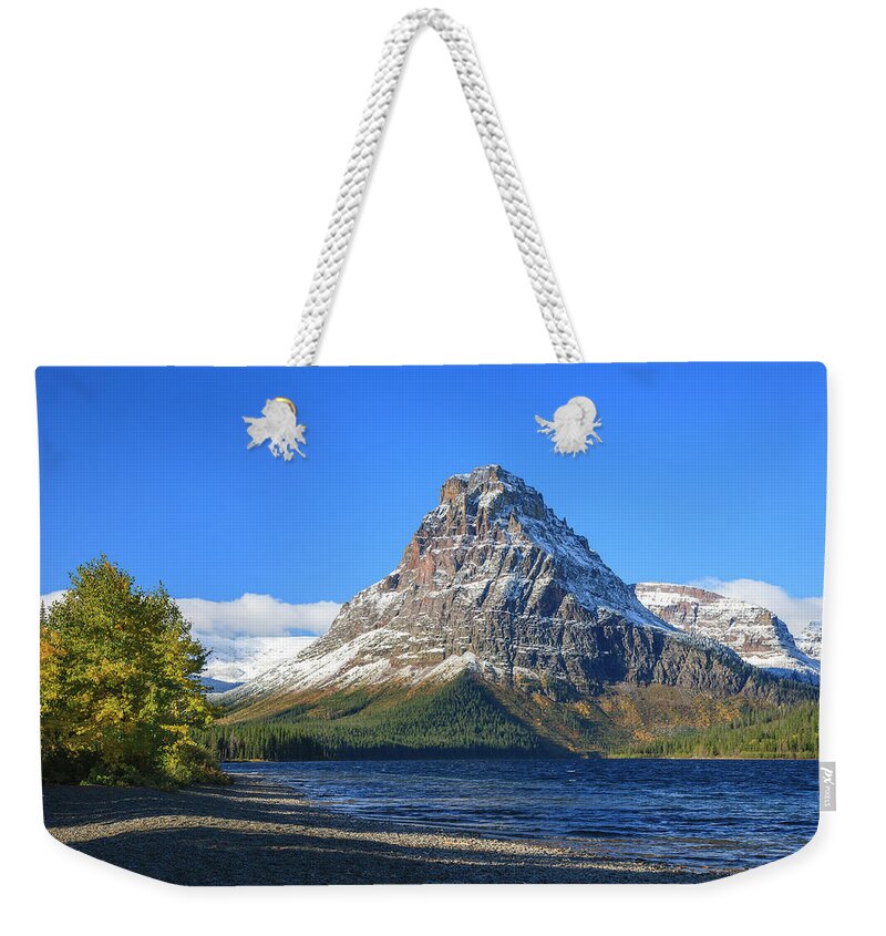 America Weekender Tote Bag featuring the photograph Sinopah by Todd Bannor