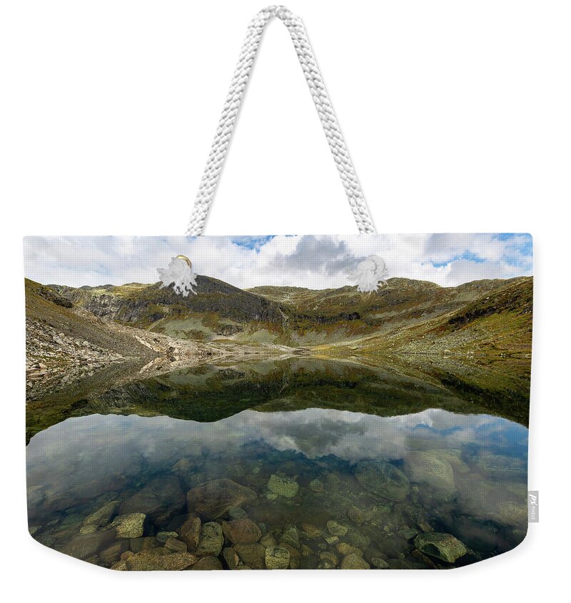 Nature Weekender Tote Bag featuring the photograph Skarsvotni, Norway by Andreas Levi
