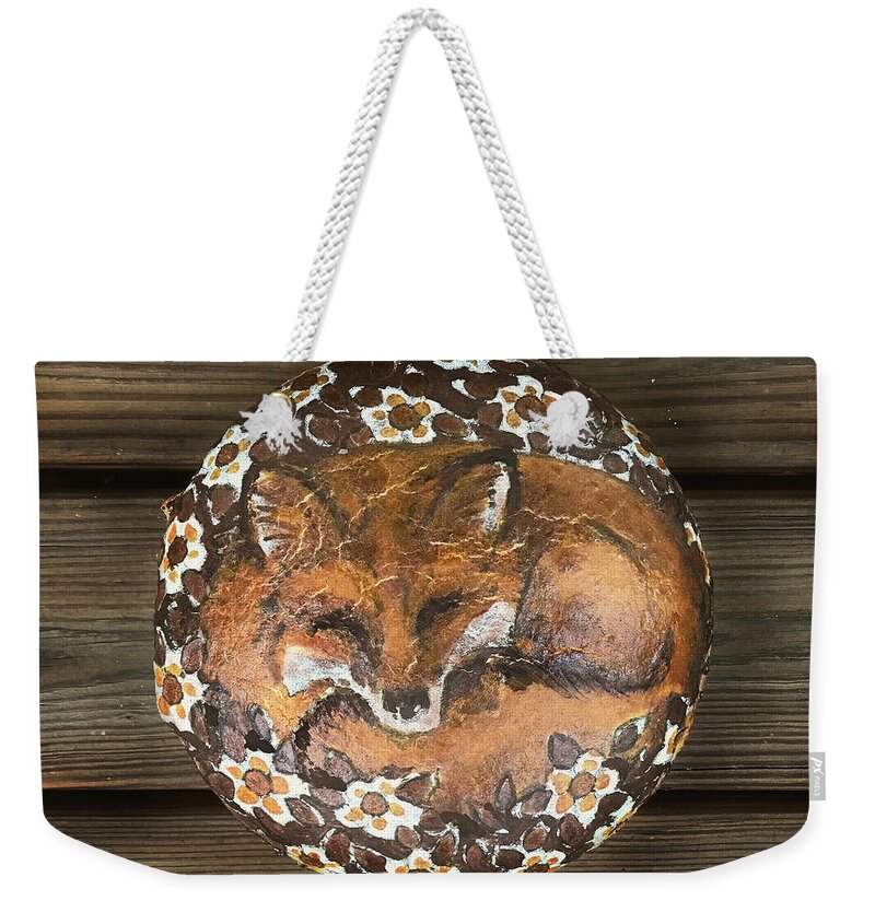 Bread Weekender Tote Bag featuring the photograph Sleeping Fox Sourdough 2 by Amy E Fraser