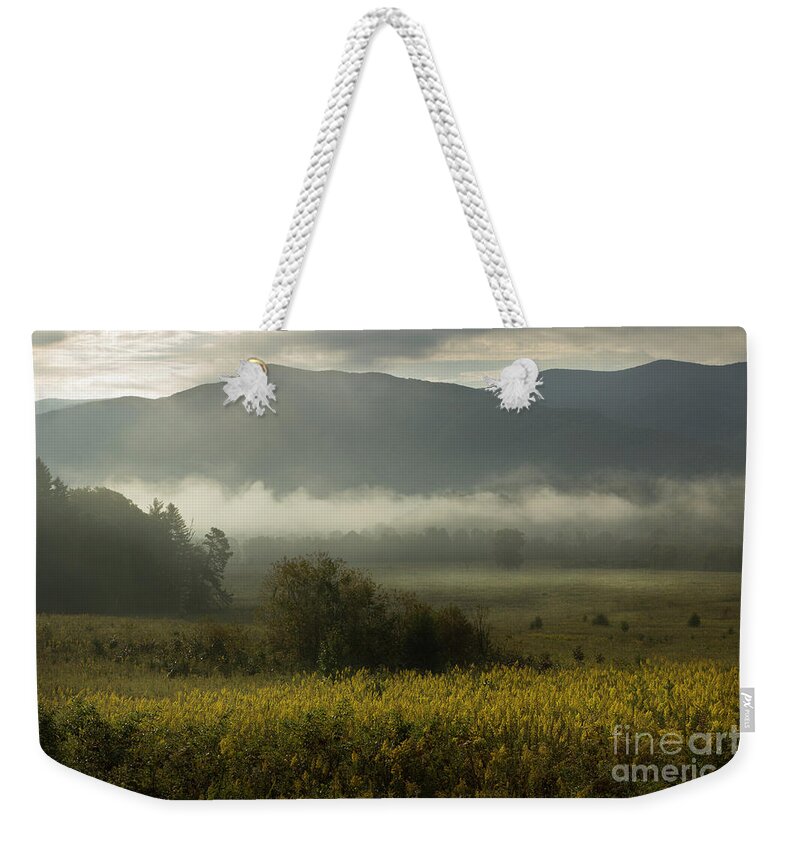 Sunrise Weekender Tote Bag featuring the photograph Smoky Mountain October 2 by Mike Eingle