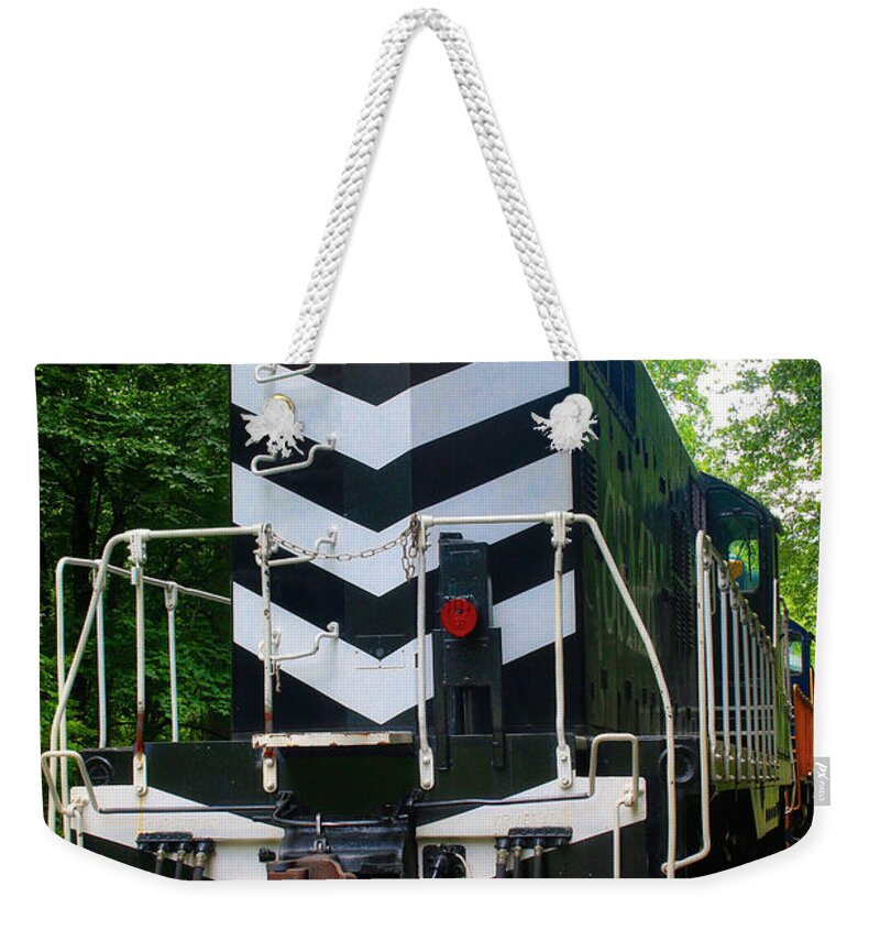 Art Prints Weekender Tote Bag featuring the photograph Smoky Mountain Railroad by Nunweiler Photography