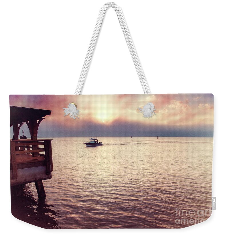 Hilton Head Weekender Tote Bag featuring the photograph Soft and Light 35 by Becqi Sherman