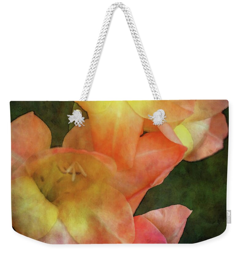 Impressionist Weekender Tote Bag featuring the photograph Soft Blush 2975 IDP_2 by Steven Ward