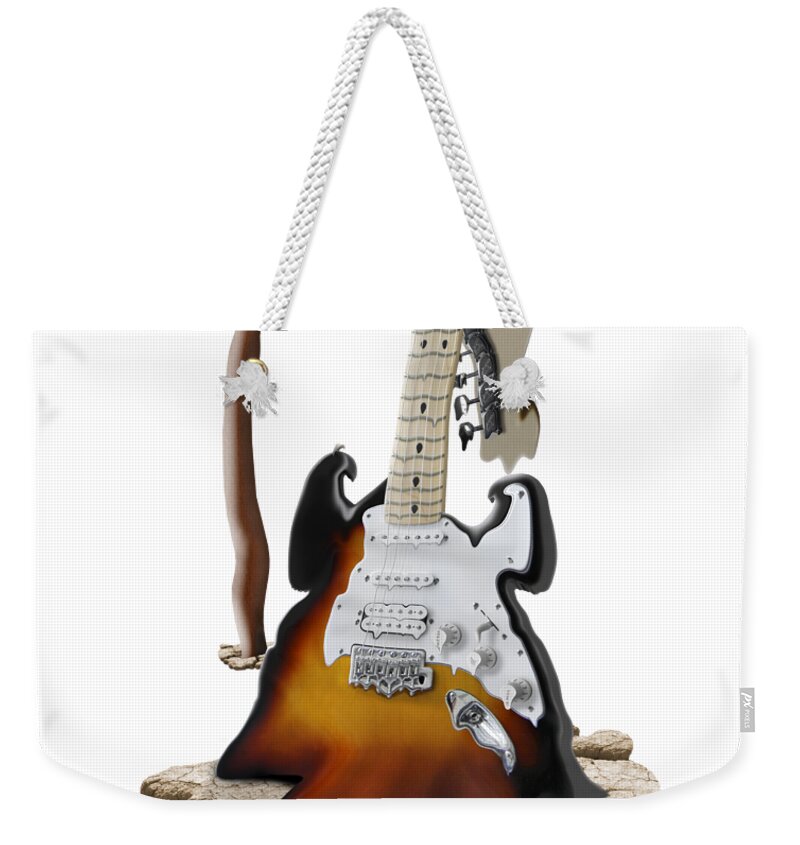 Rock And Roll Weekender Tote Bag featuring the photograph Soft Guitar 2 by Mike McGlothlen