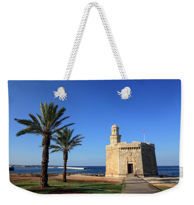Tranquility Weekender Tote Bag featuring the photograph Spain, Menorca, Ciutadella, Sant by Michele Falzone