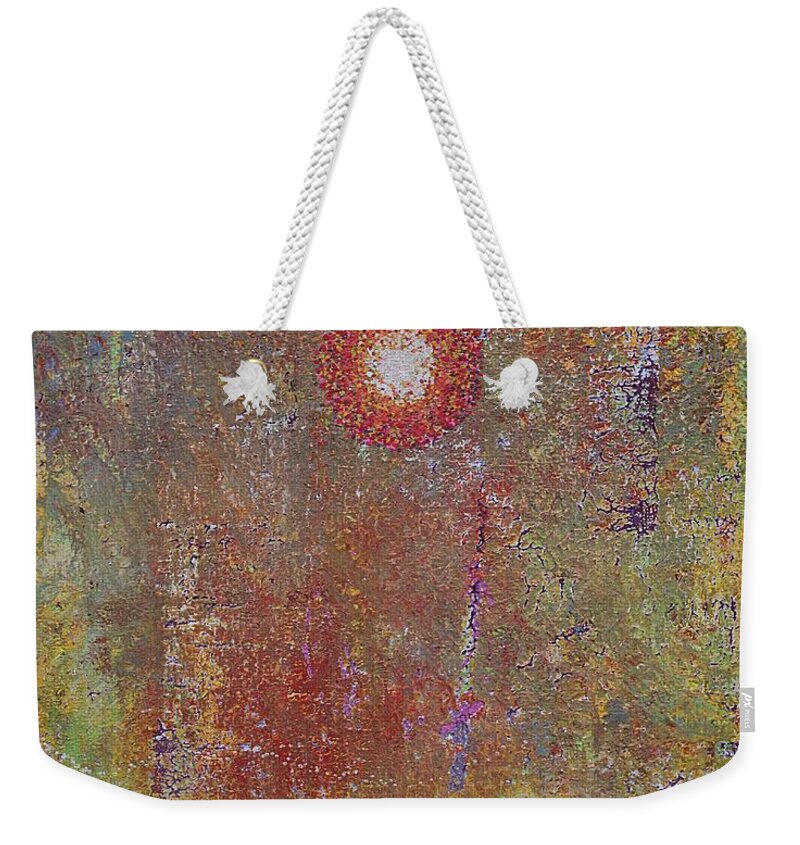 Marsh Weekender Tote Bag featuring the painting Sparkling Marsh original painting by Sol Luckman