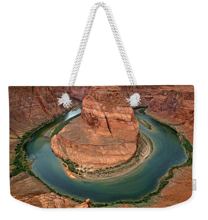 Curve Weekender Tote Bag featuring the photograph Spectacular Horseshoe Bend by Phototropic