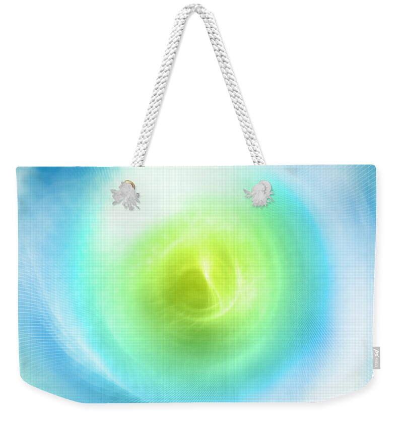 Curve Weekender Tote Bag featuring the digital art Spinning Into The Infinity by Mammuth