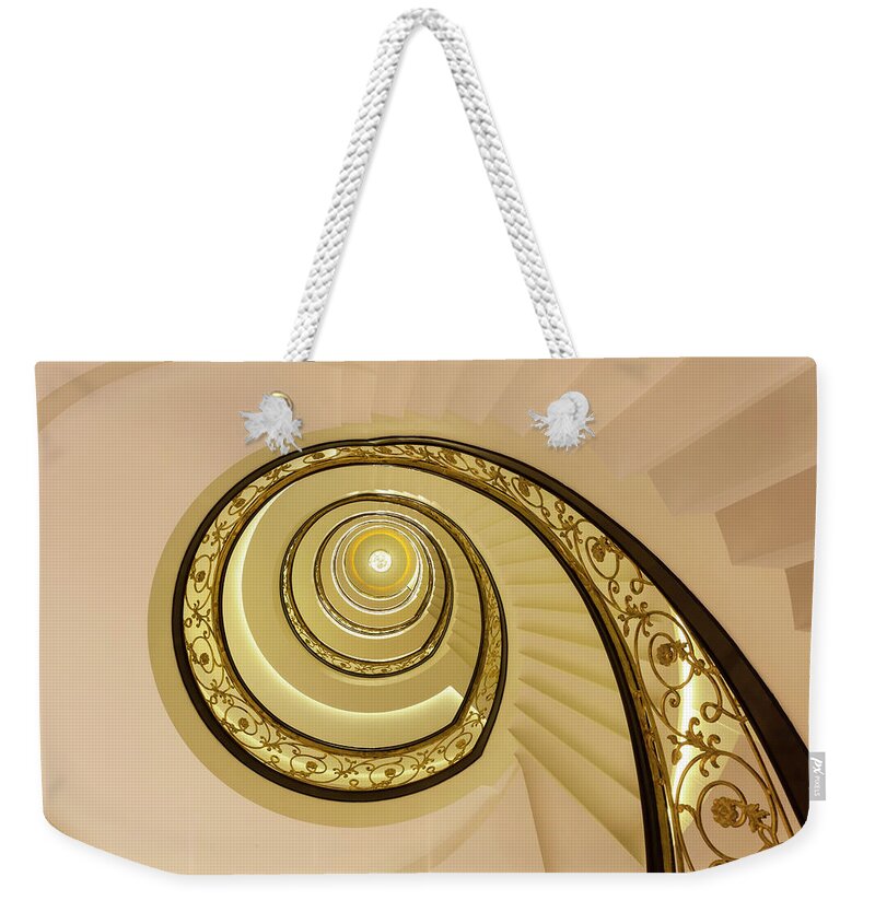 Journey Weekender Tote Bag featuring the photograph Spiral Staircase, India by Peter Adams