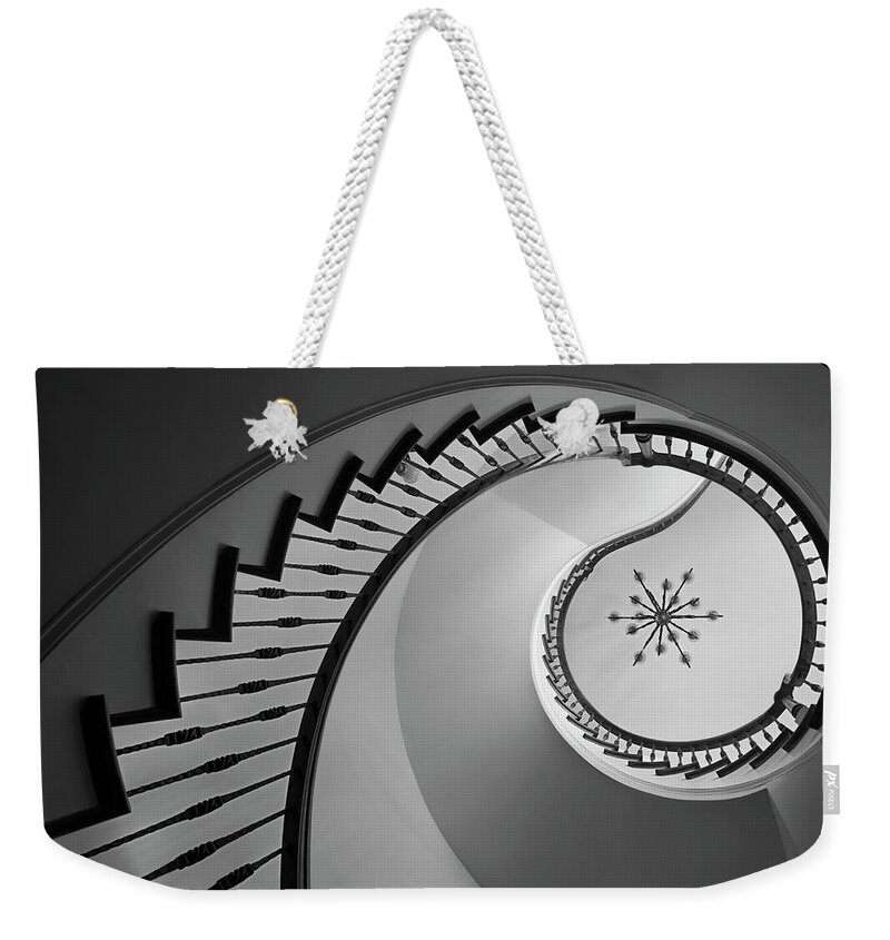 Steps Weekender Tote Bag featuring the photograph Spiral Staircase by Rudisill