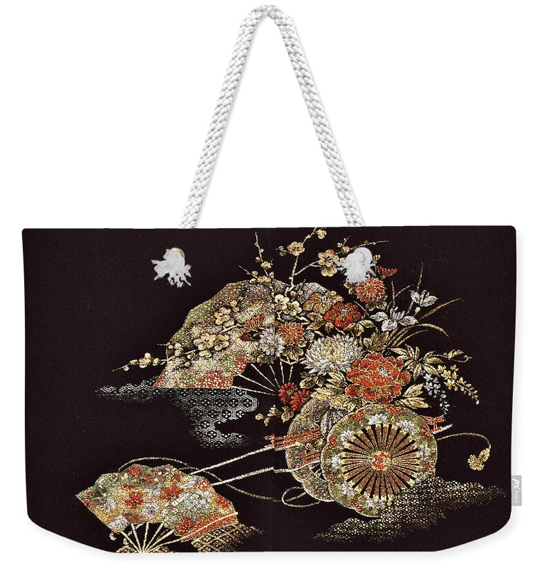  Weekender Tote Bag featuring the digital art Spirit of Japan H2 by Miho Kanamori