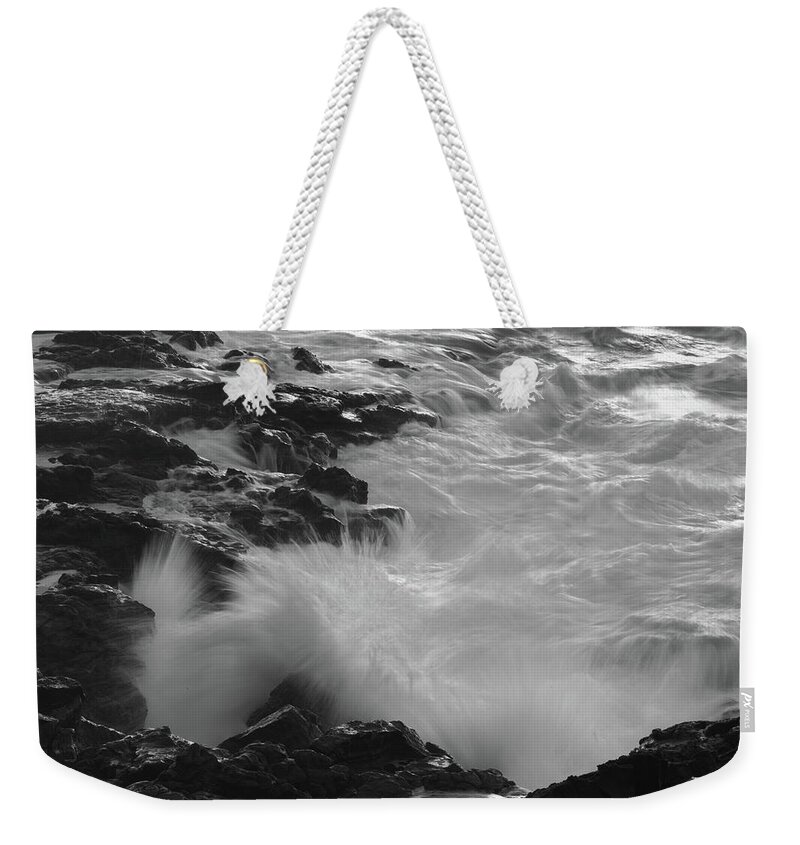 Hawaii Weekender Tote Bag featuring the photograph Splatter by Ivan Franklin