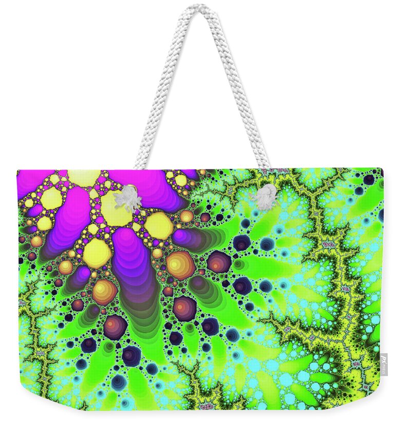 Abstract Weekender Tote Bag featuring the digital art Spnedid Canyoun Fine Art by Don Northup