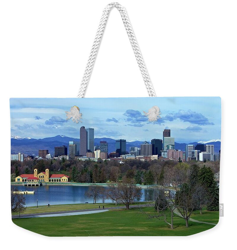 Mt Evans Wilderness Weekender Tote Bag featuring the photograph Springtime In Denver by Hansrico Photography