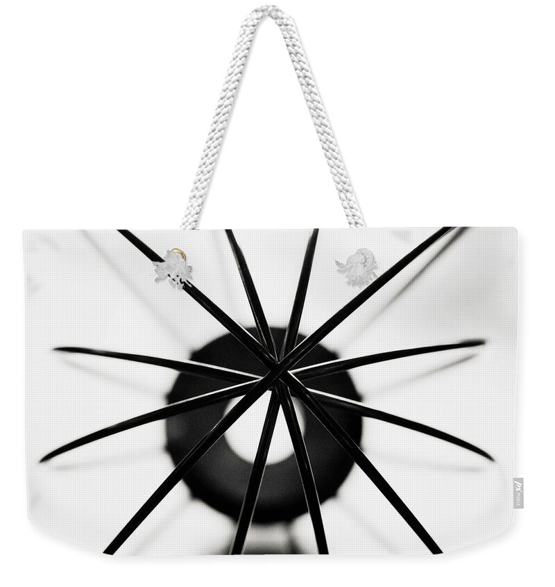 Atlanta Weekender Tote Bag featuring the photograph Square Crop Wire Whisk by Leanne Godbey