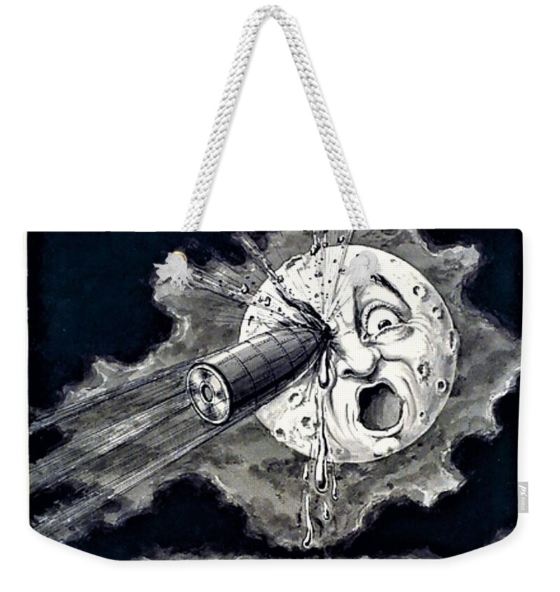 Face Weekender Tote Bag featuring the photograph Square In The Eye by Rob Hans