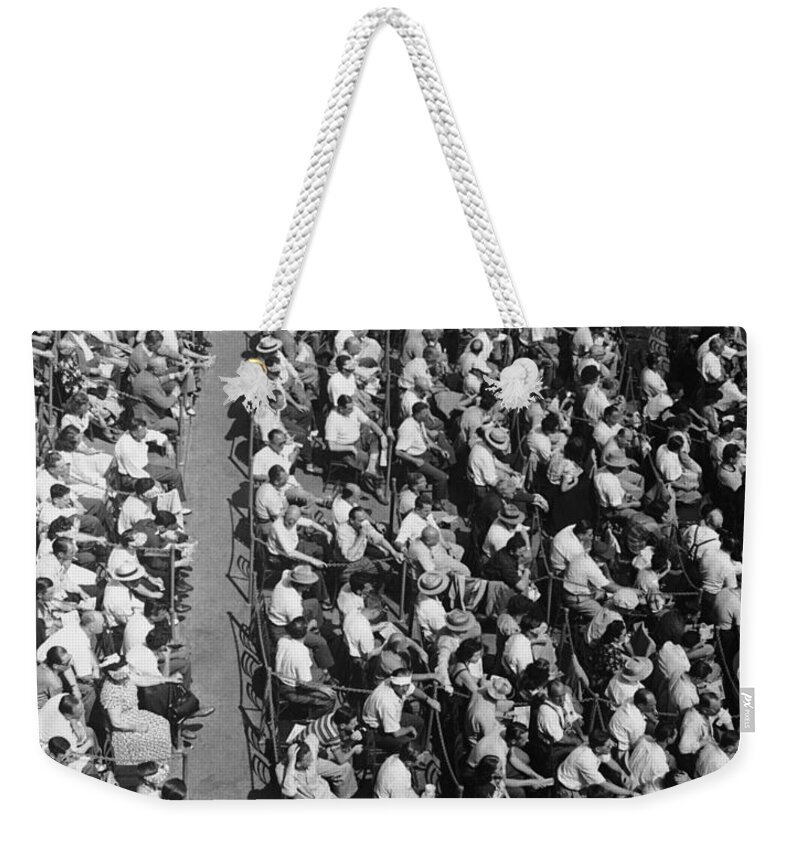 Crowd Weekender Tote Bag featuring the photograph Stadium Crowd by George Marks