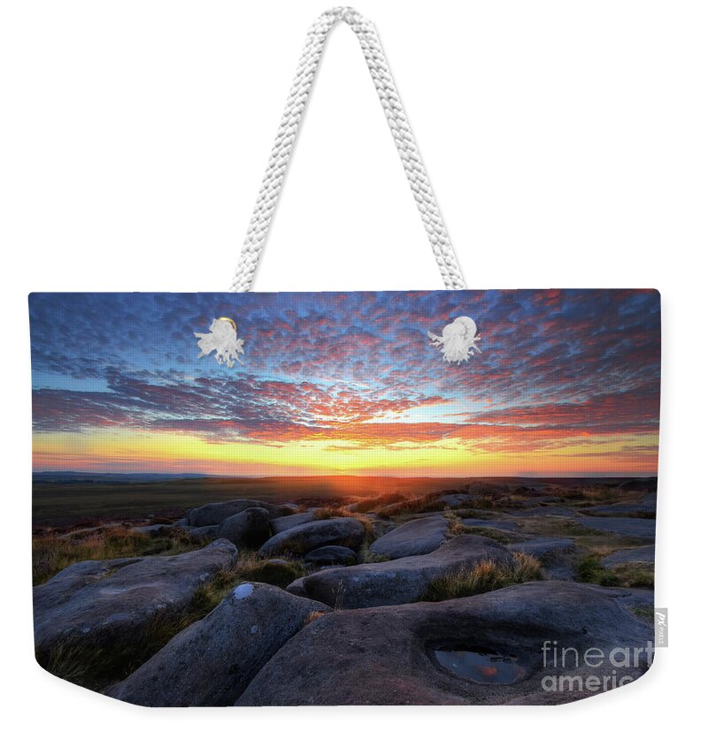 Photography Weekender Tote Bag featuring the photograph Stanage Edge 8.0 by Yhun Suarez