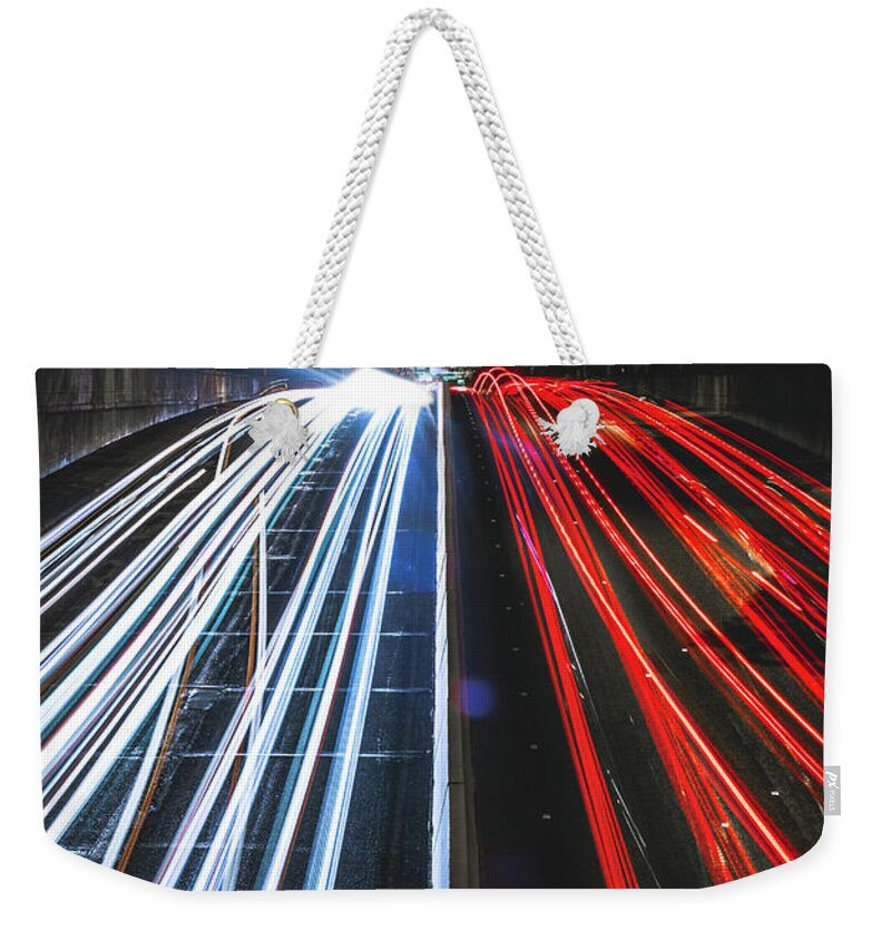 Dallas Weekender Tote Bag featuring the photograph Stars and Stripes by Peter Hull