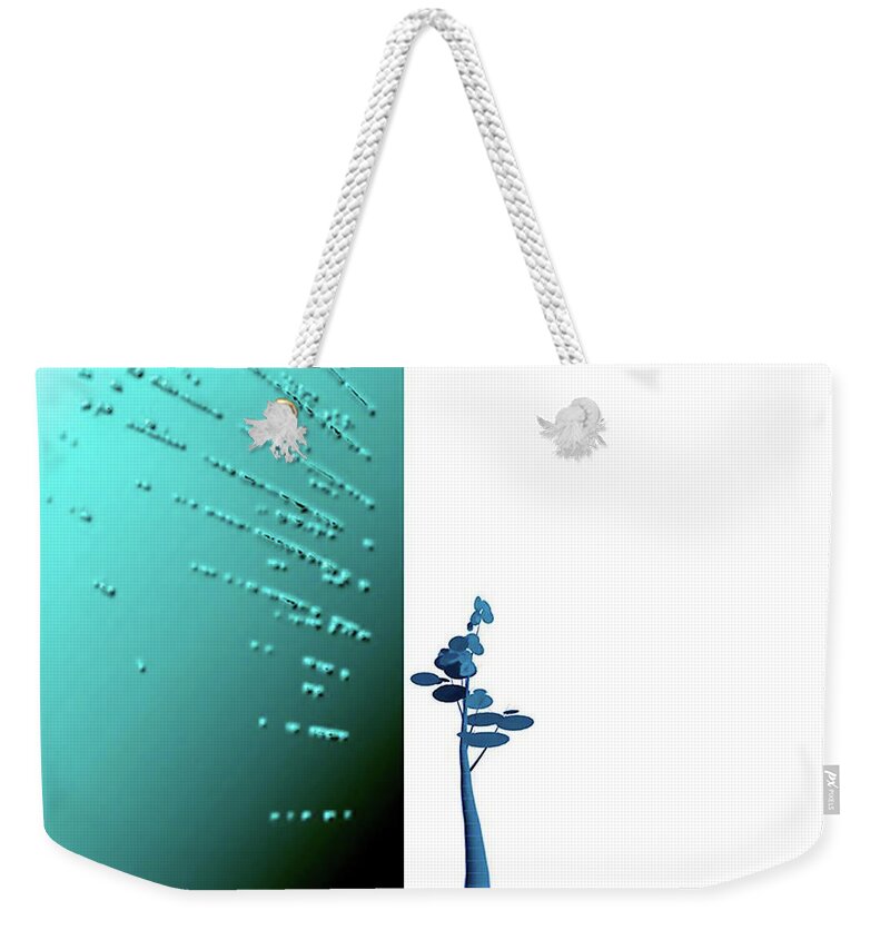 Earthy Weekender Tote Bag featuring the digital art Stay Put by Alexandra Vusir