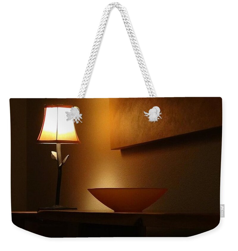 Still Life Weekender Tote Bag featuring the photograph Still Life at Home by John Parulis