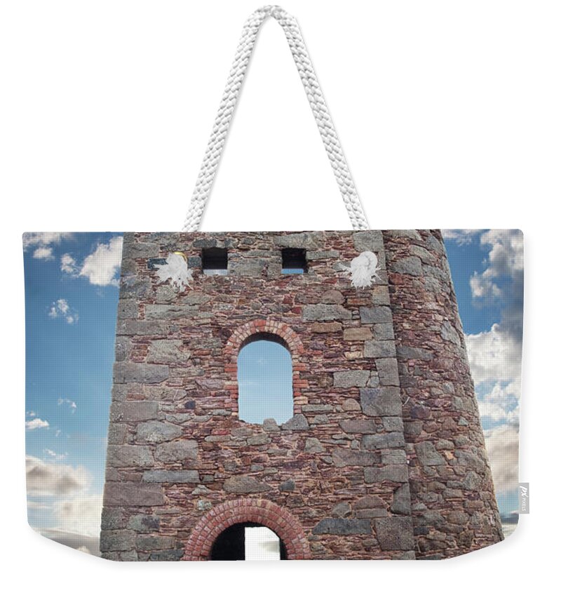 Arch Weekender Tote Bag featuring the photograph Stone Building by Ray Bradshaw