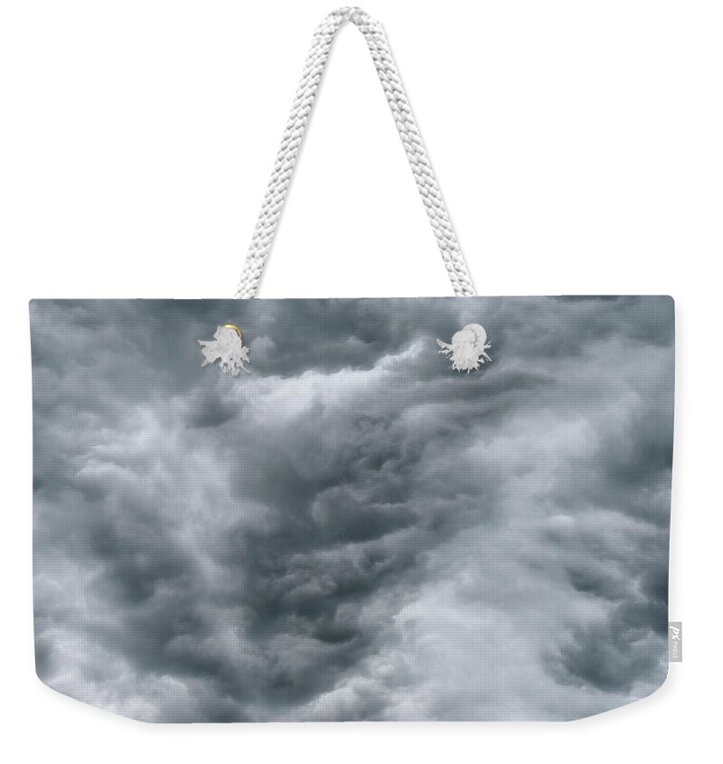 Curve Weekender Tote Bag featuring the photograph Storm Clouds Xxxl by Rontech2000