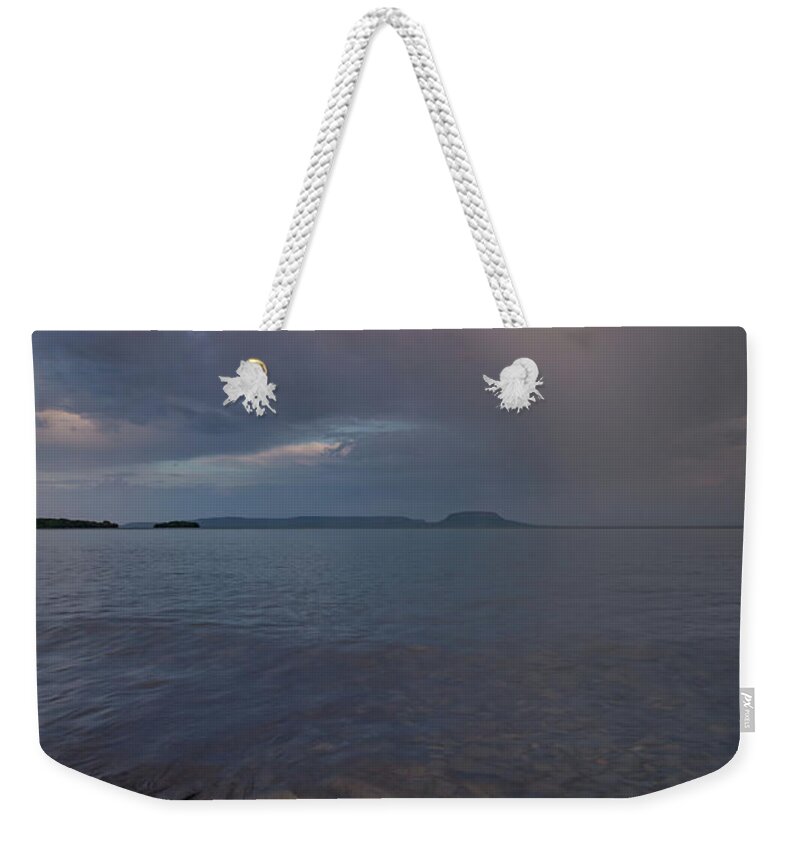 Storm Weekender Tote Bag featuring the photograph Storm in the bay by Jakub Sisak