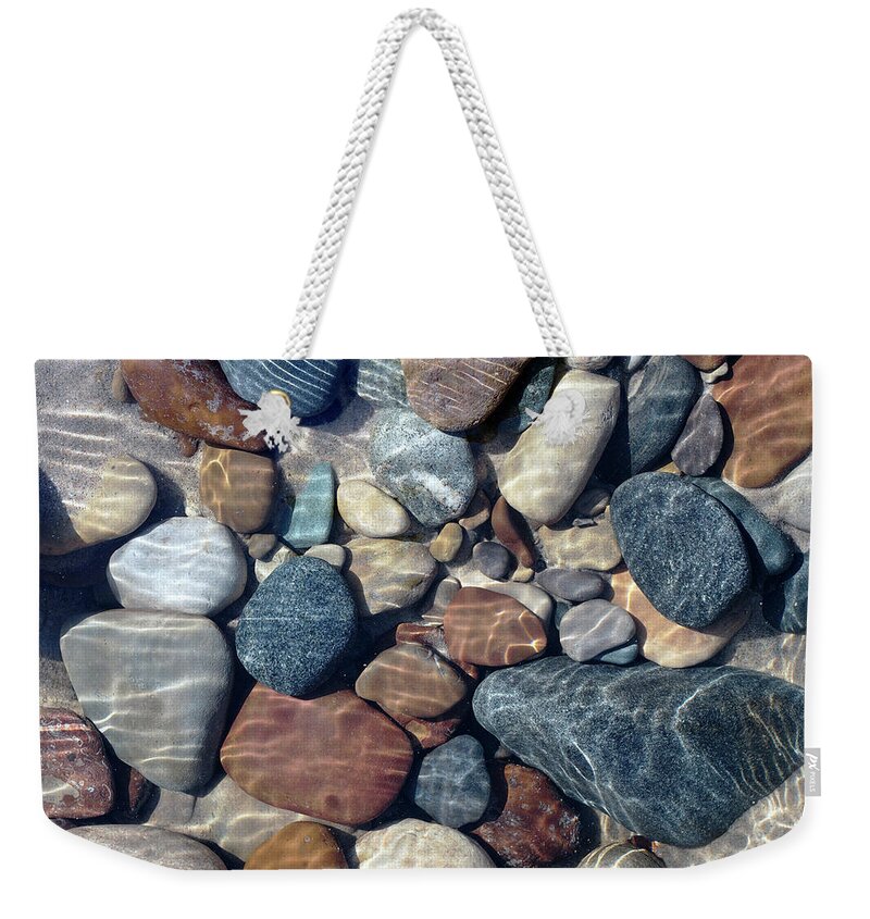 Babbling Brook Weekender Tote Bag featuring the photograph Streaming by Kathi Mirto