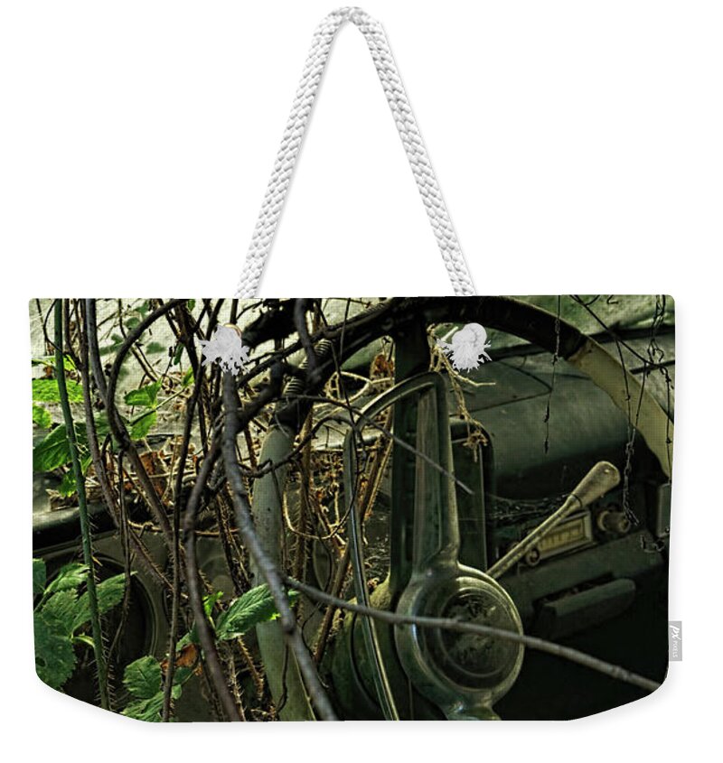 Studebaker Weekender Tote Bag featuring the photograph Studebaker #3 by James Clinich