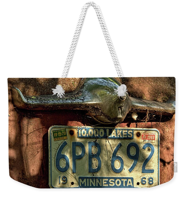 Studebaker Weekender Tote Bag featuring the photograph Studebaker #30 by James Clinich