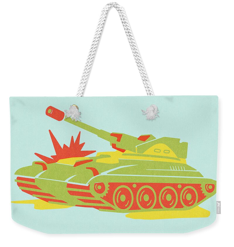 Military Vehicle Weekender Tote Bags