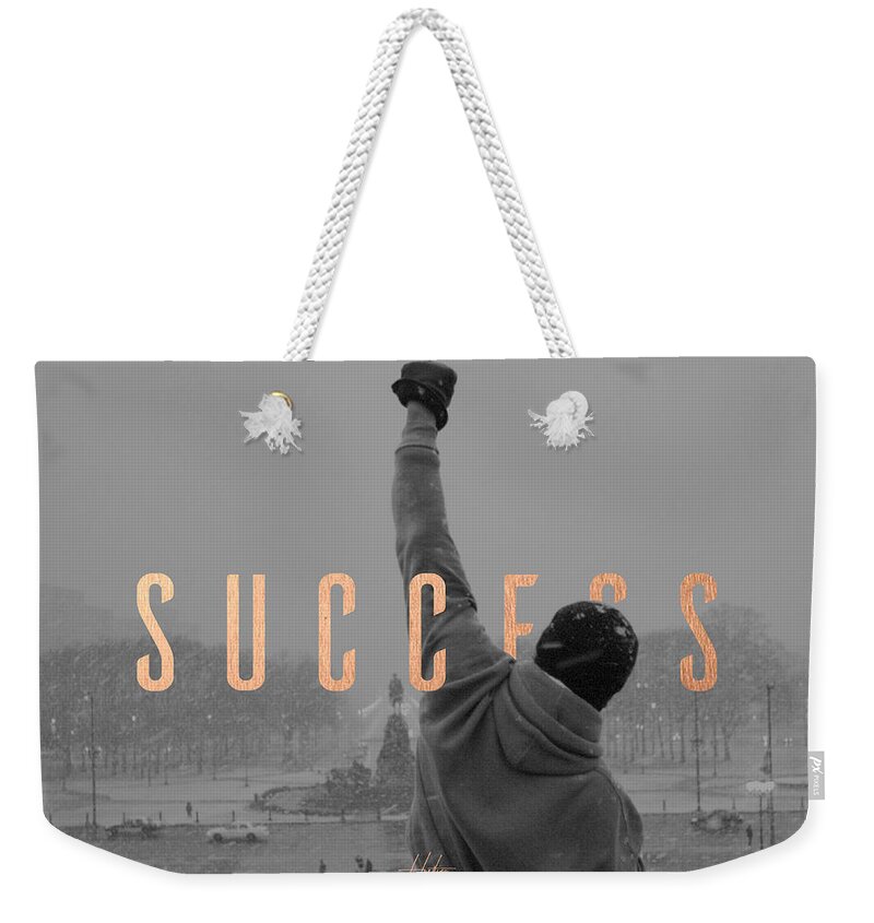  Weekender Tote Bag featuring the digital art Success by Hustlinc