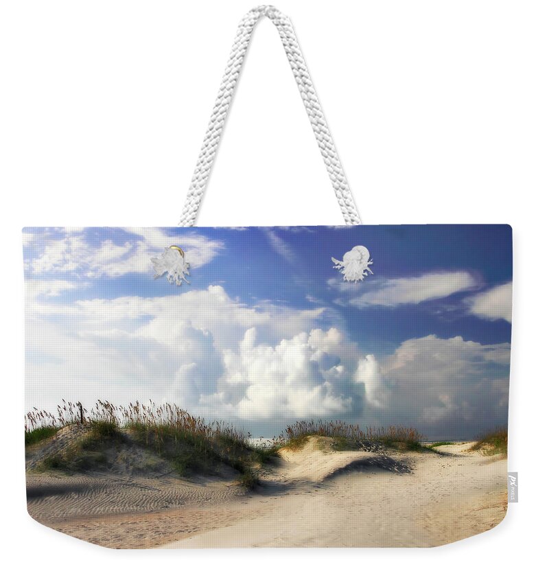Photo Weekender Tote Bag featuring the photograph Summer Dunes -1 by Alan Hausenflock