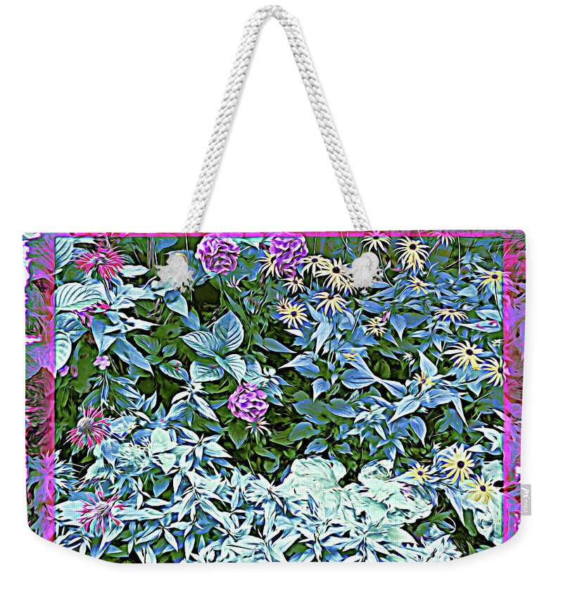 Garden Weekender Tote Bag featuring the photograph Summer Garden Wildflower by Aimee L Maher ALM GALLERY
