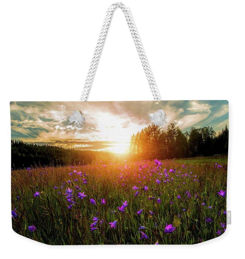Summer Weekender Tote Bag featuring the photograph Summer Landscape by Rose-Marie karlsen