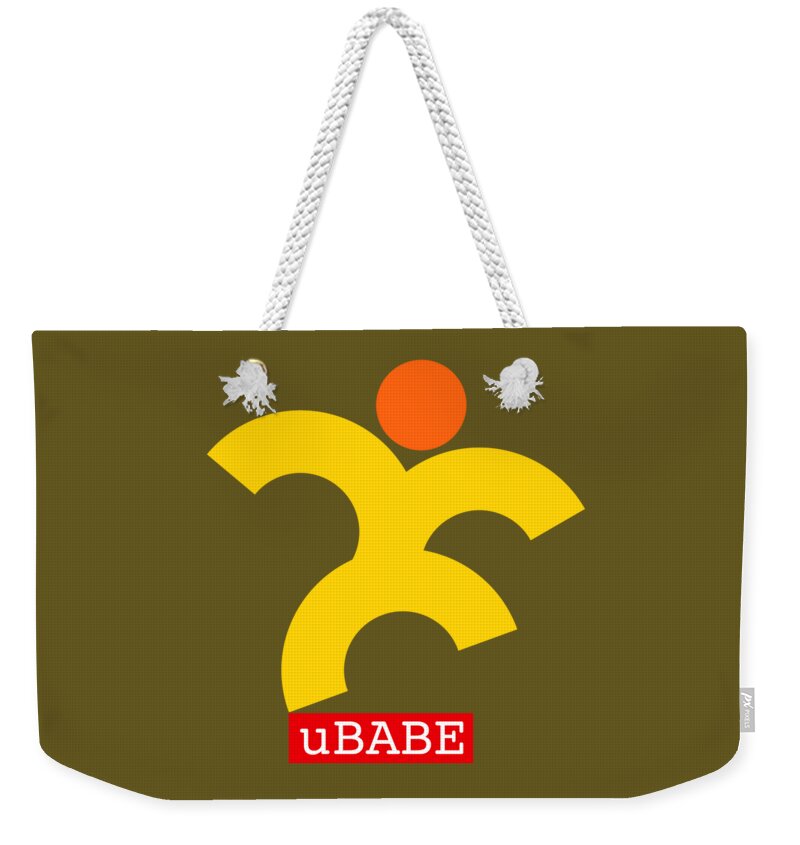Ubabe Sun Dance Weekender Tote Bag featuring the digital art Sun Dance by Ubabe Style