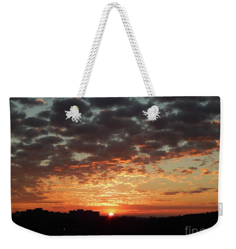 Ann Arbor Weekender Tote Bag featuring the photograph Sunrise 4 by Phil Perkins