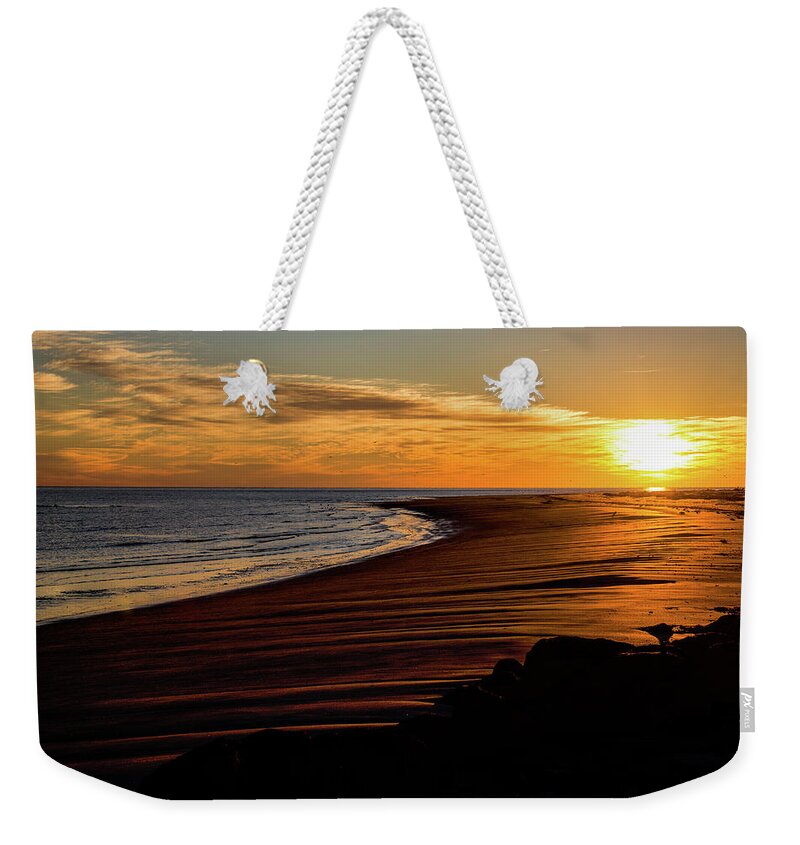 Sunrise Weekender Tote Bag featuring the photograph Sunrise Over Hilton Head by Dennis Schmidt