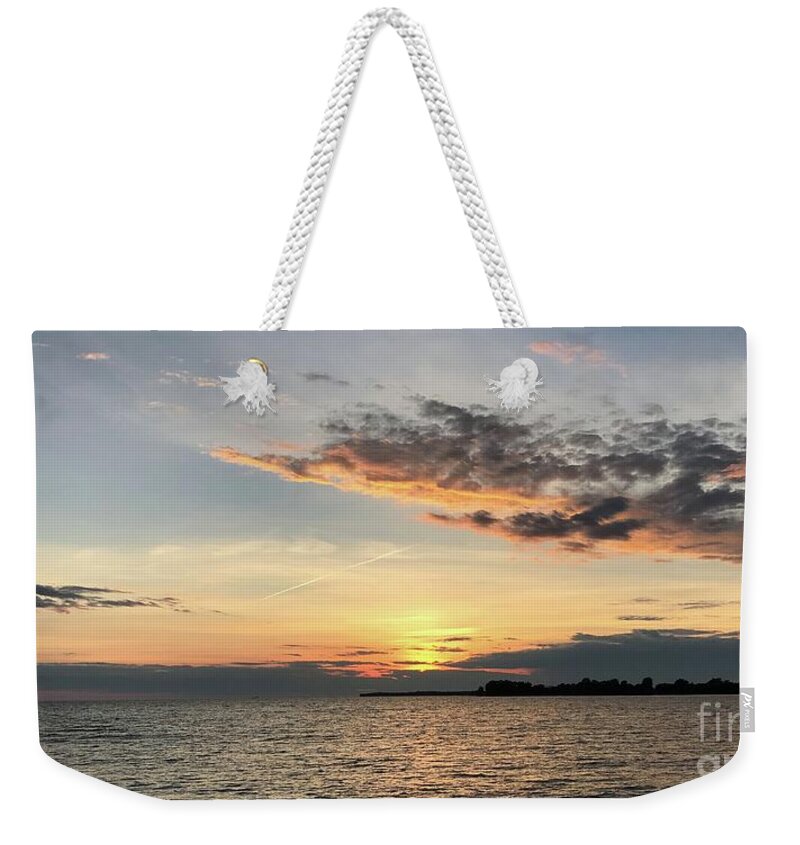Sunset Weekender Tote Bag featuring the photograph Sunset 4 by Michael Lang