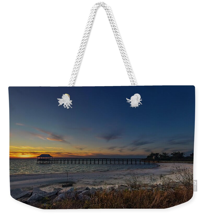 Sunset Weekender Tote Bag featuring the photograph Sunset Serenity by JASawyer Imaging