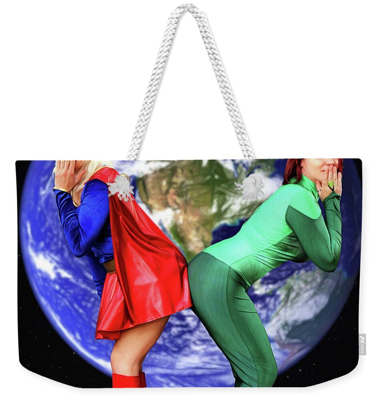 Super Weekender Tote Bag featuring the photograph Super Secrets by Jon Volden