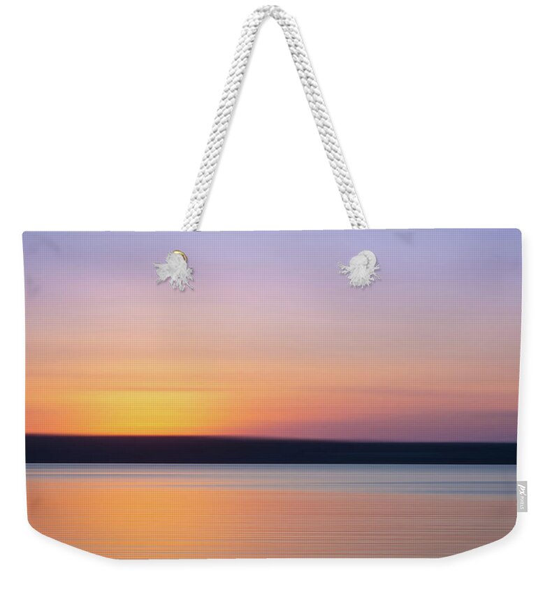 Office Decor Weekender Tote Bag featuring the photograph Susnet Blur by Steve Stanger