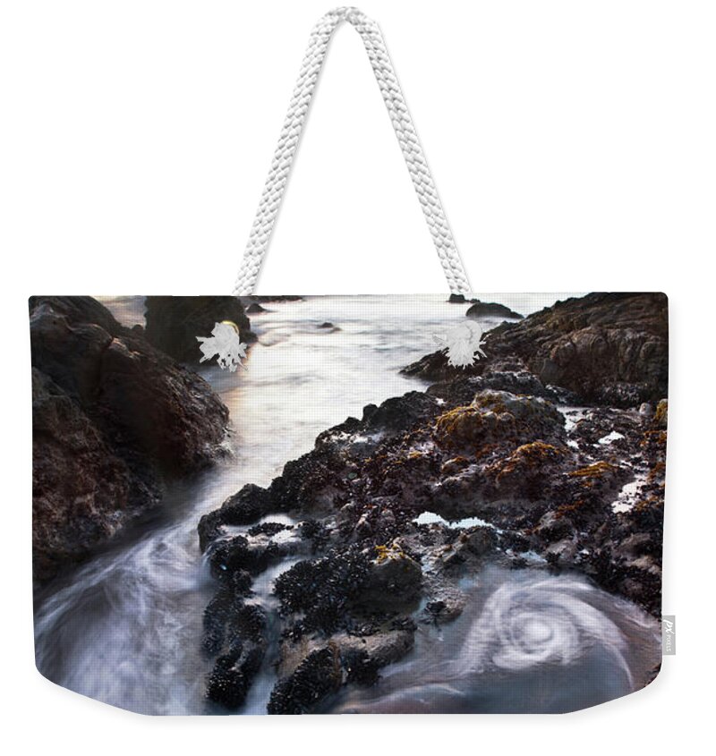 Tranquility Weekender Tote Bag featuring the photograph Swirl And Pour by John B. Mueller Photography