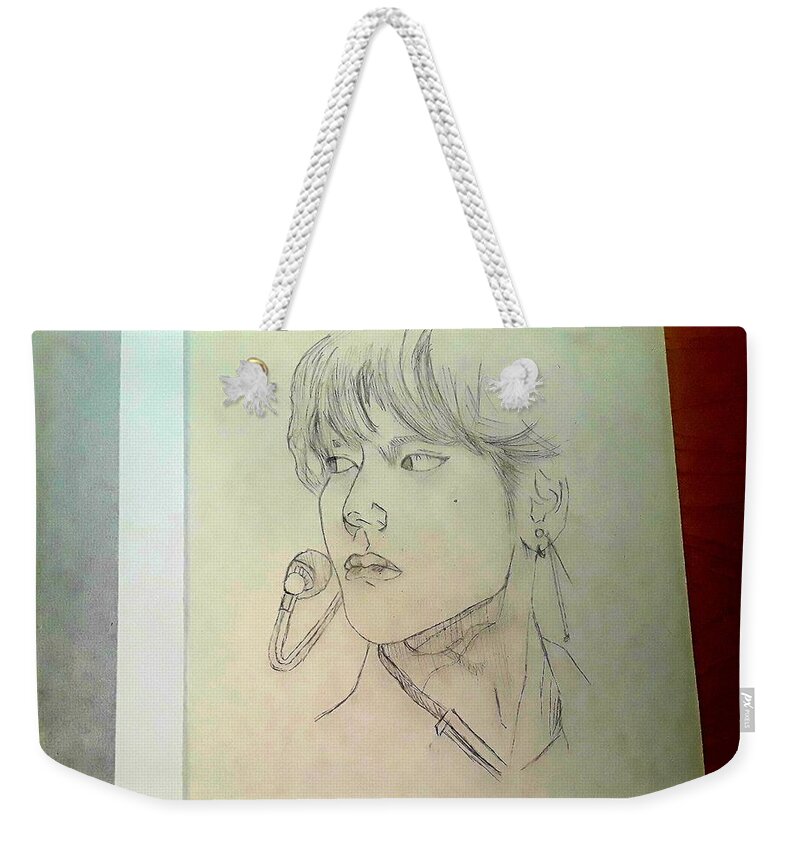 Taehyung Weekender Tote Bag by Kay Lang - Pixels