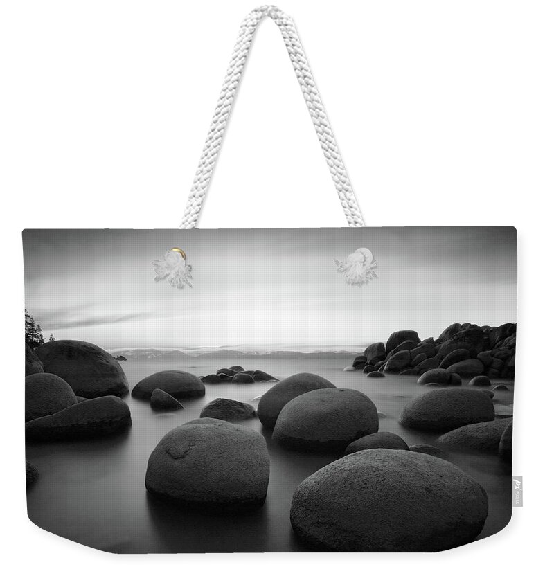 Scenics Weekender Tote Bag featuring the photograph Tahoe Lake by Www.batteredphotographer.com