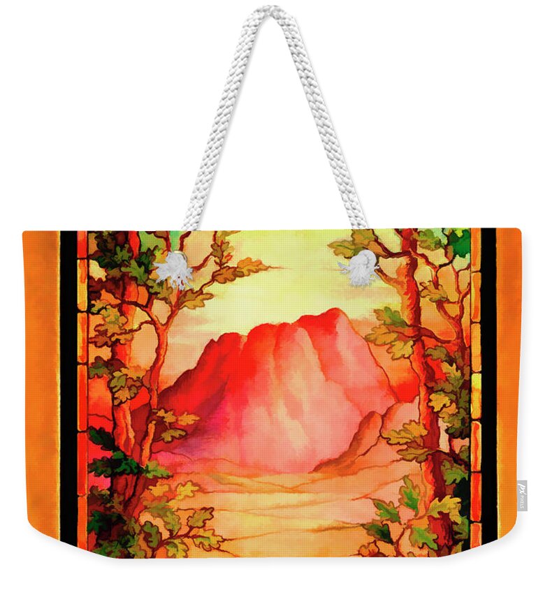 Watercolor Weekender Tote Bag featuring the digital art Take Me There by Rick Wicker