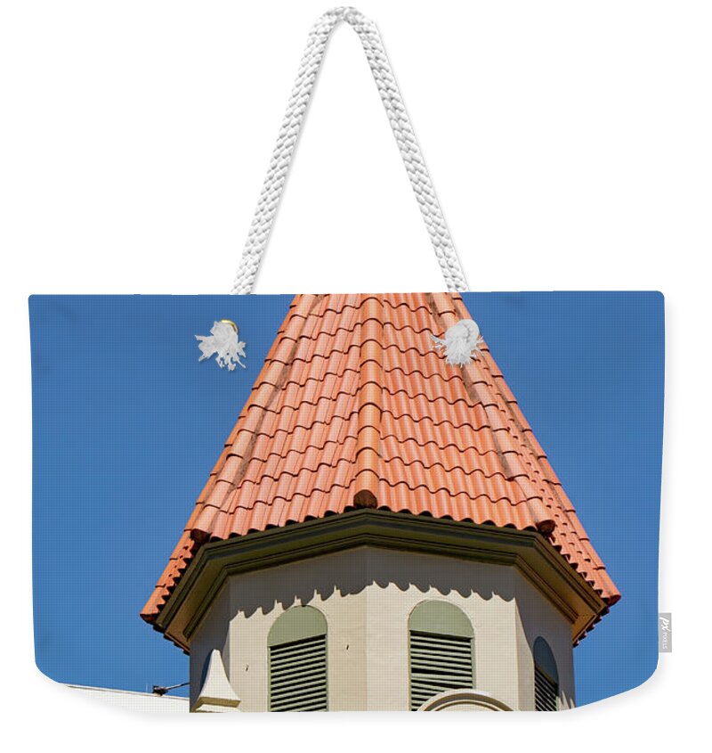 Church Weekender Tote Bag featuring the photograph Tampa church by Margaret Zabor