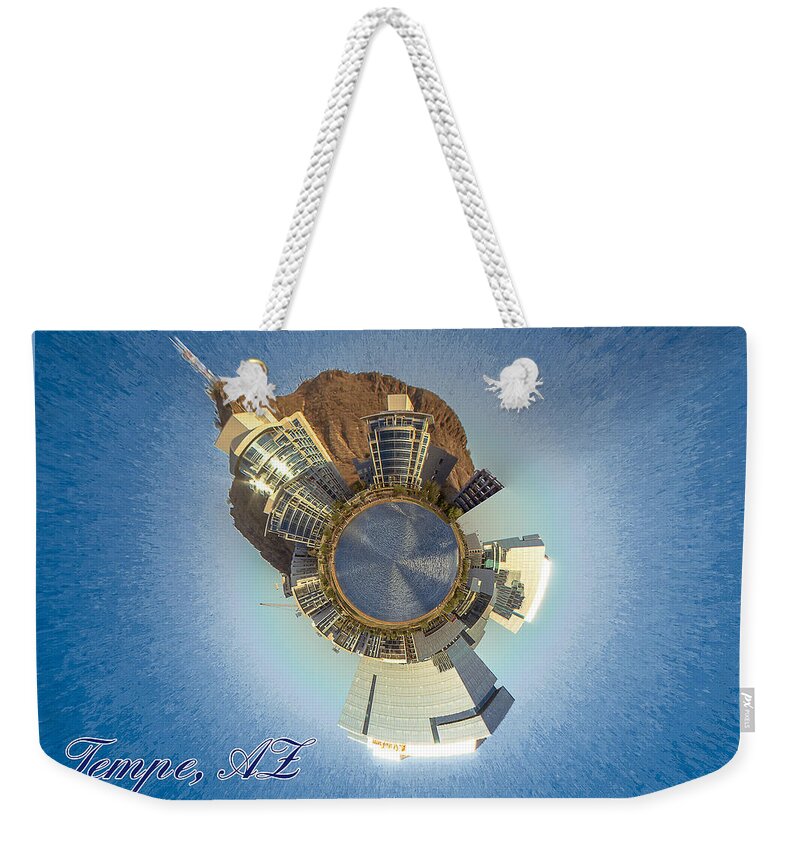 Tempe Weekender Tote Bag featuring the photograph Tempe art by Darrell Foster